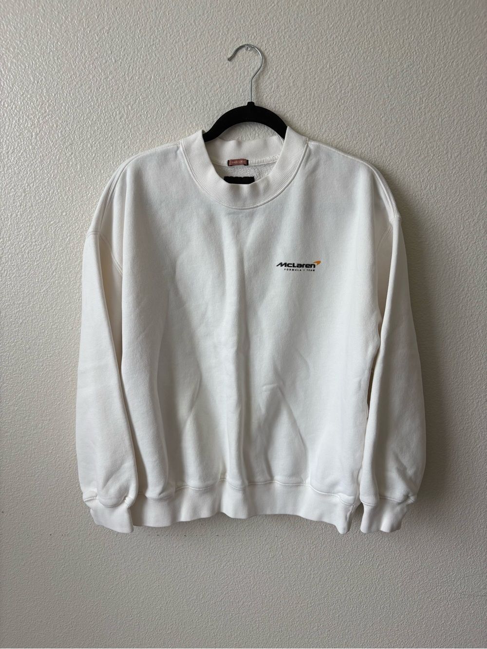 Abercrombie & Fitch McLaren Men's White Crewneck Sweatshirt Size S